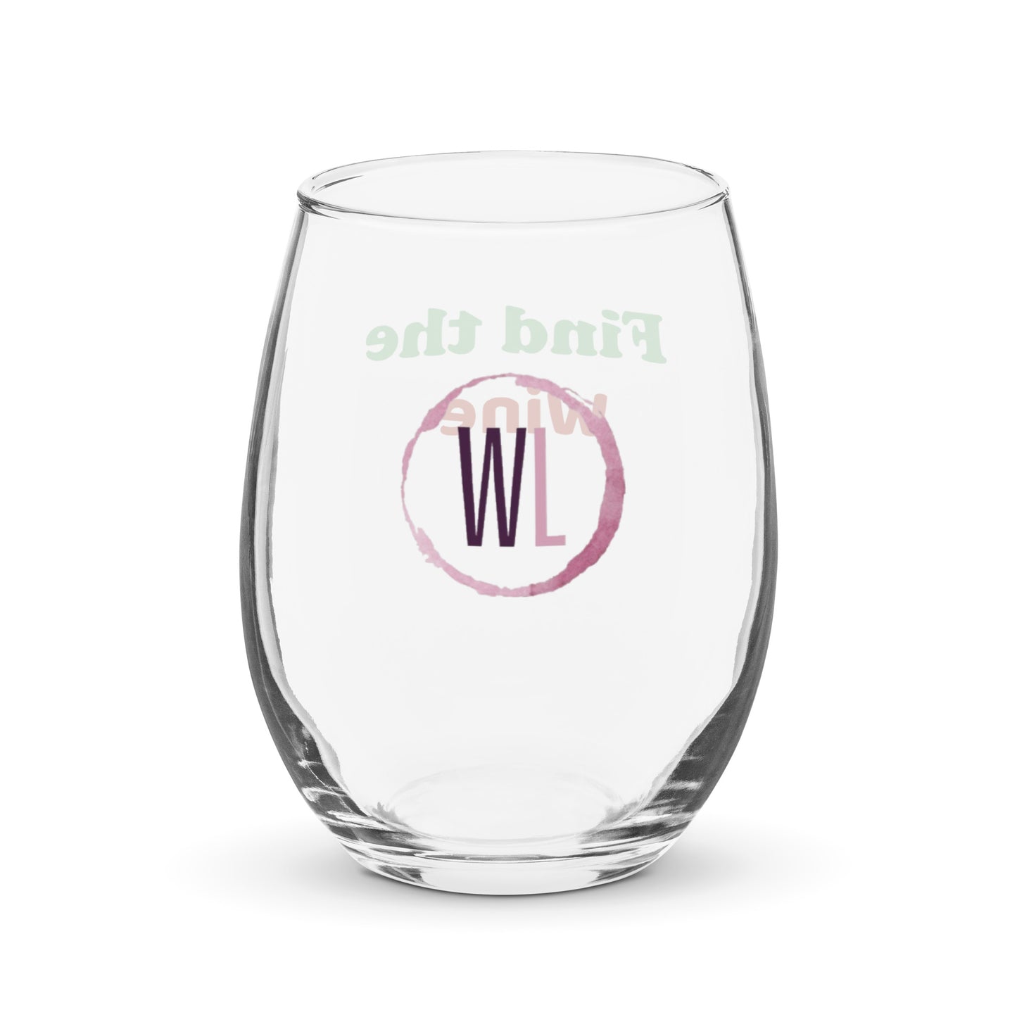 WineLikes Logo Stemless Wine Glass