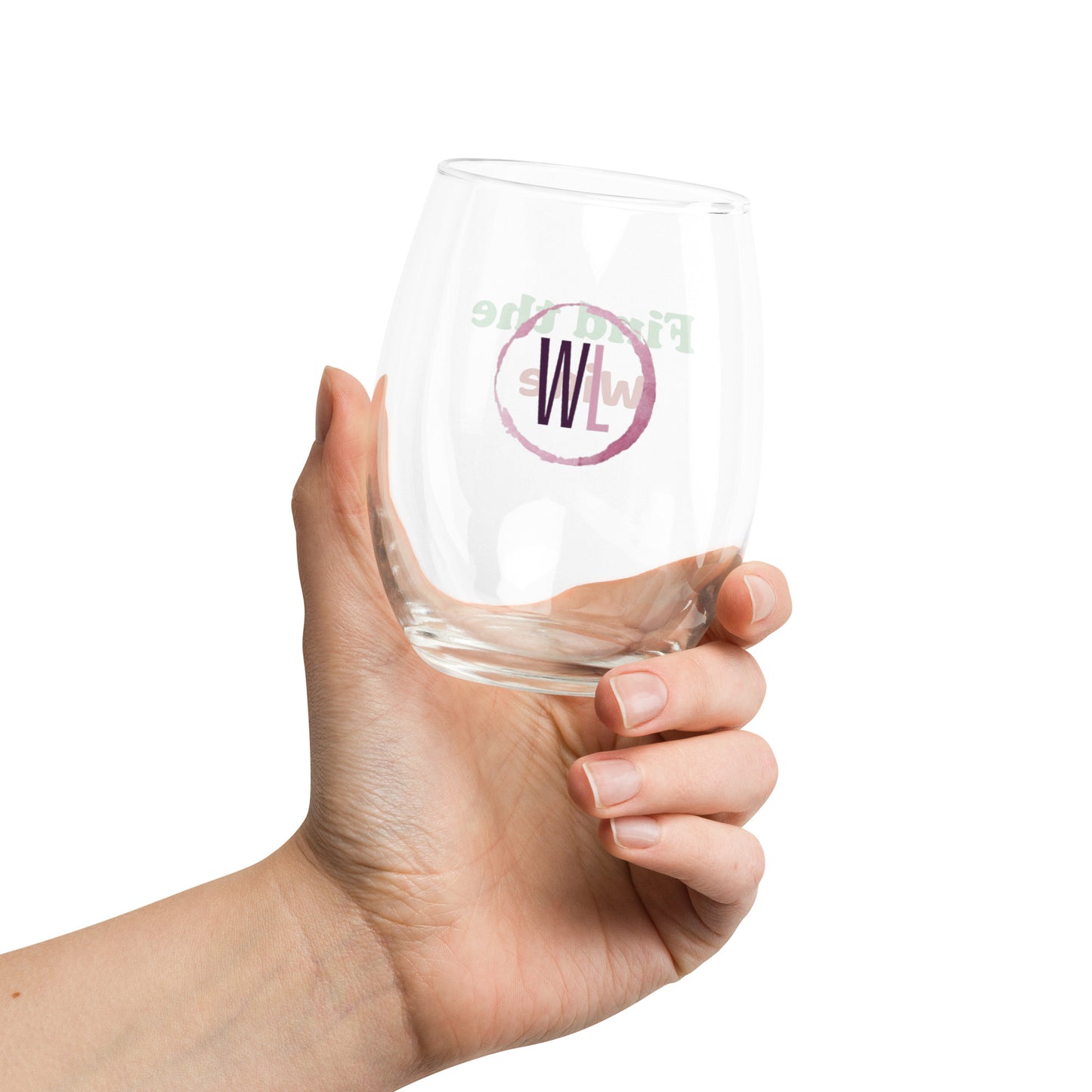 WineLikes Logo Stemless Wine Glass
