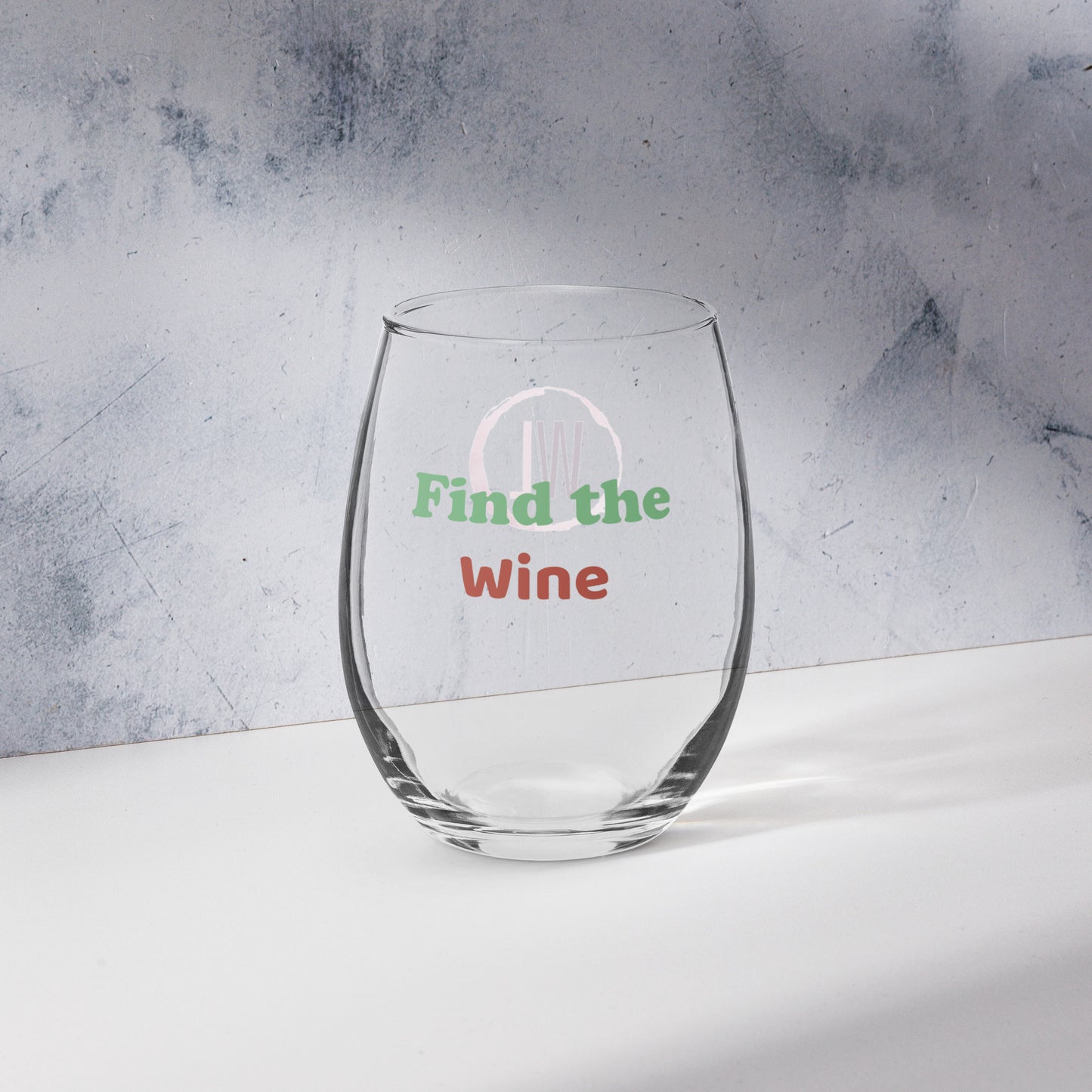 WineLikes Logo Stemless Wine Glass