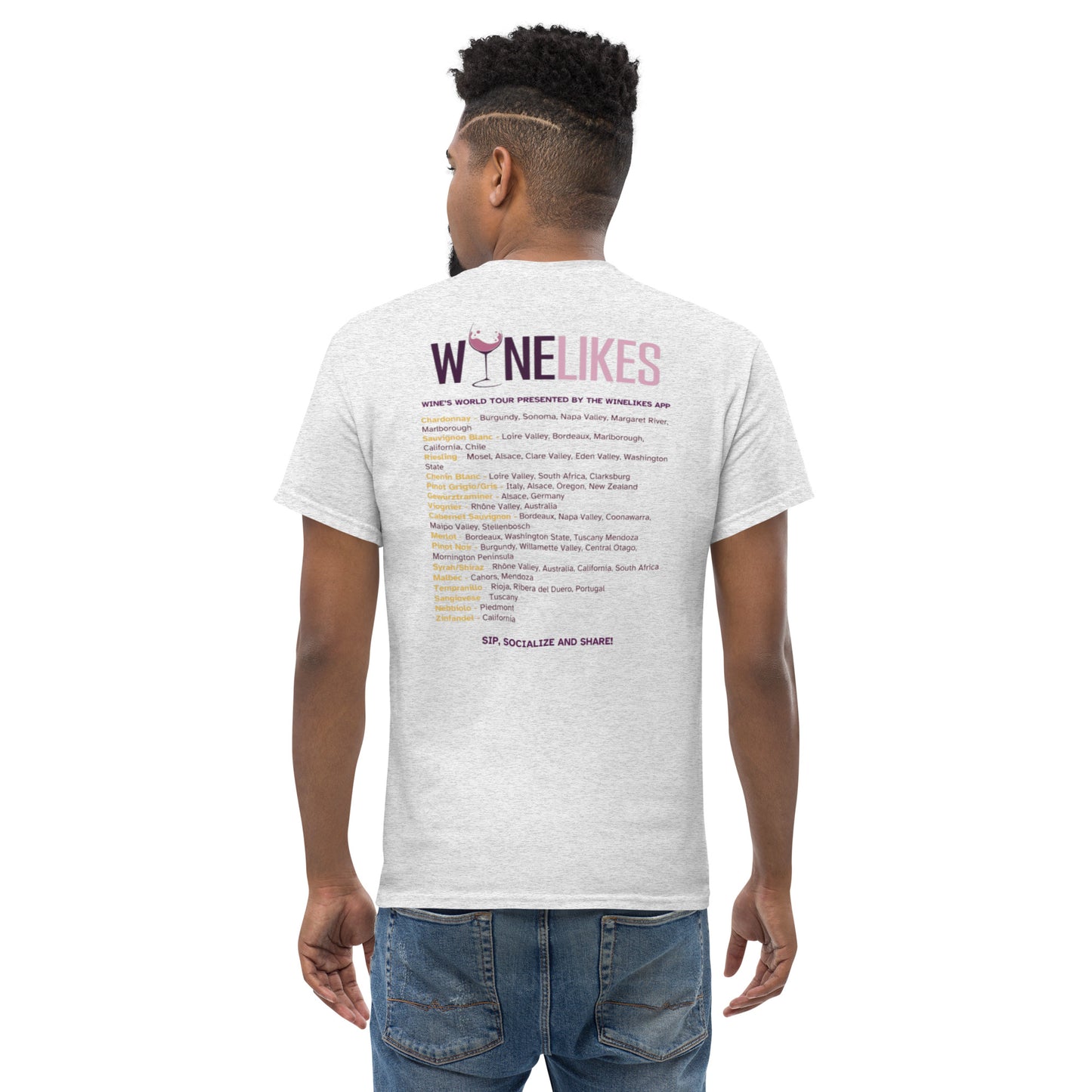 Wine World Tour Unisex Tee