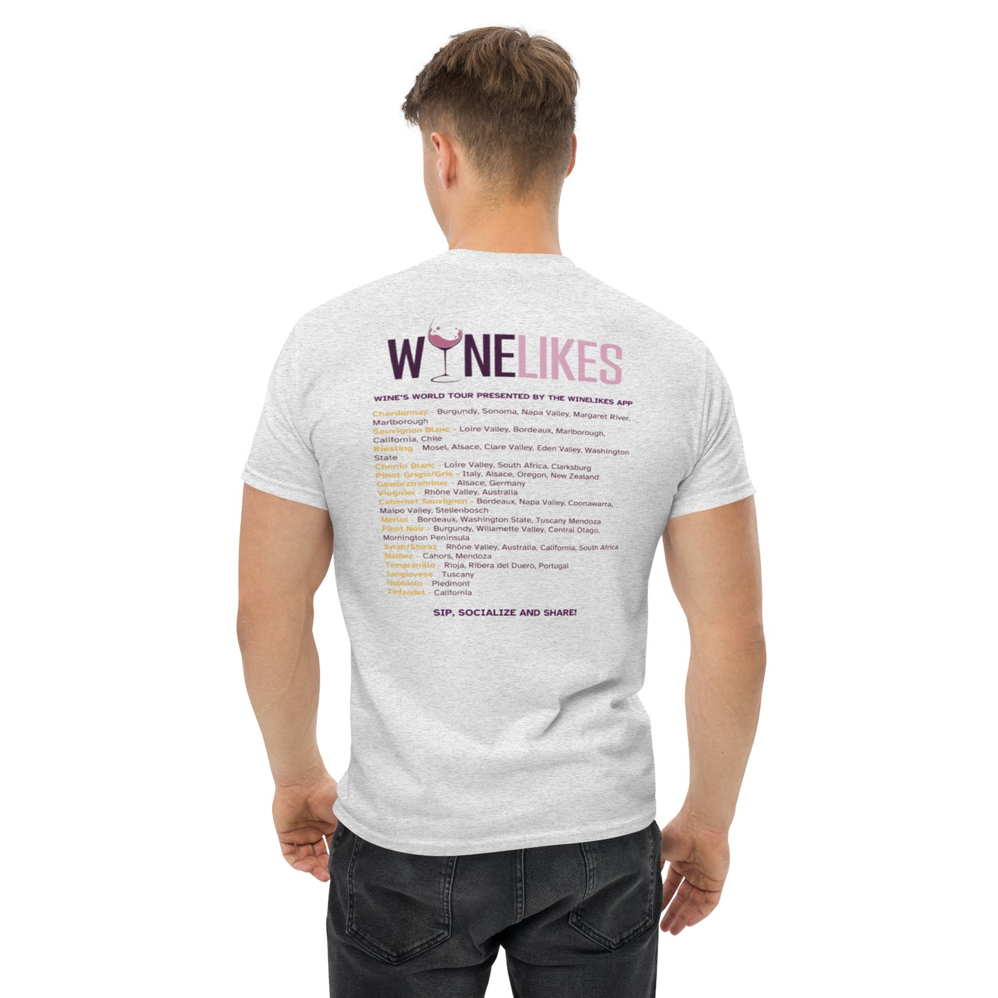 Wine World Tour Unisex Tee