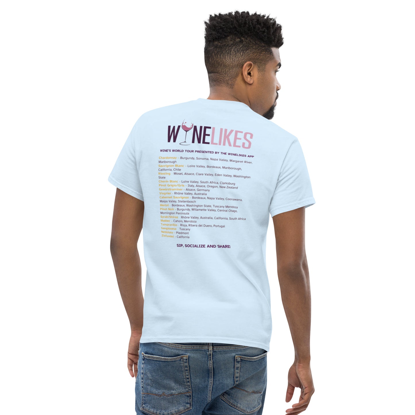 Wine World Tour Unisex Tee