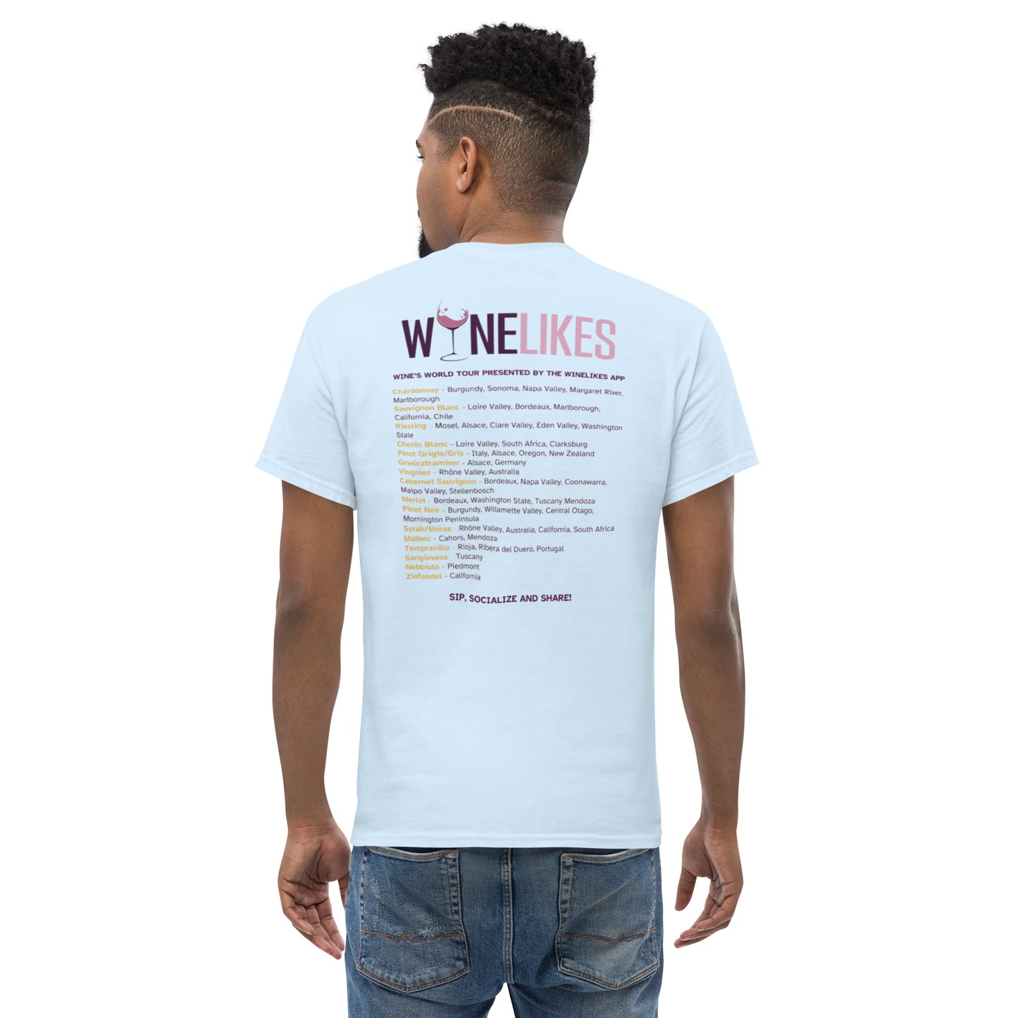 Wine World Tour Unisex Tee