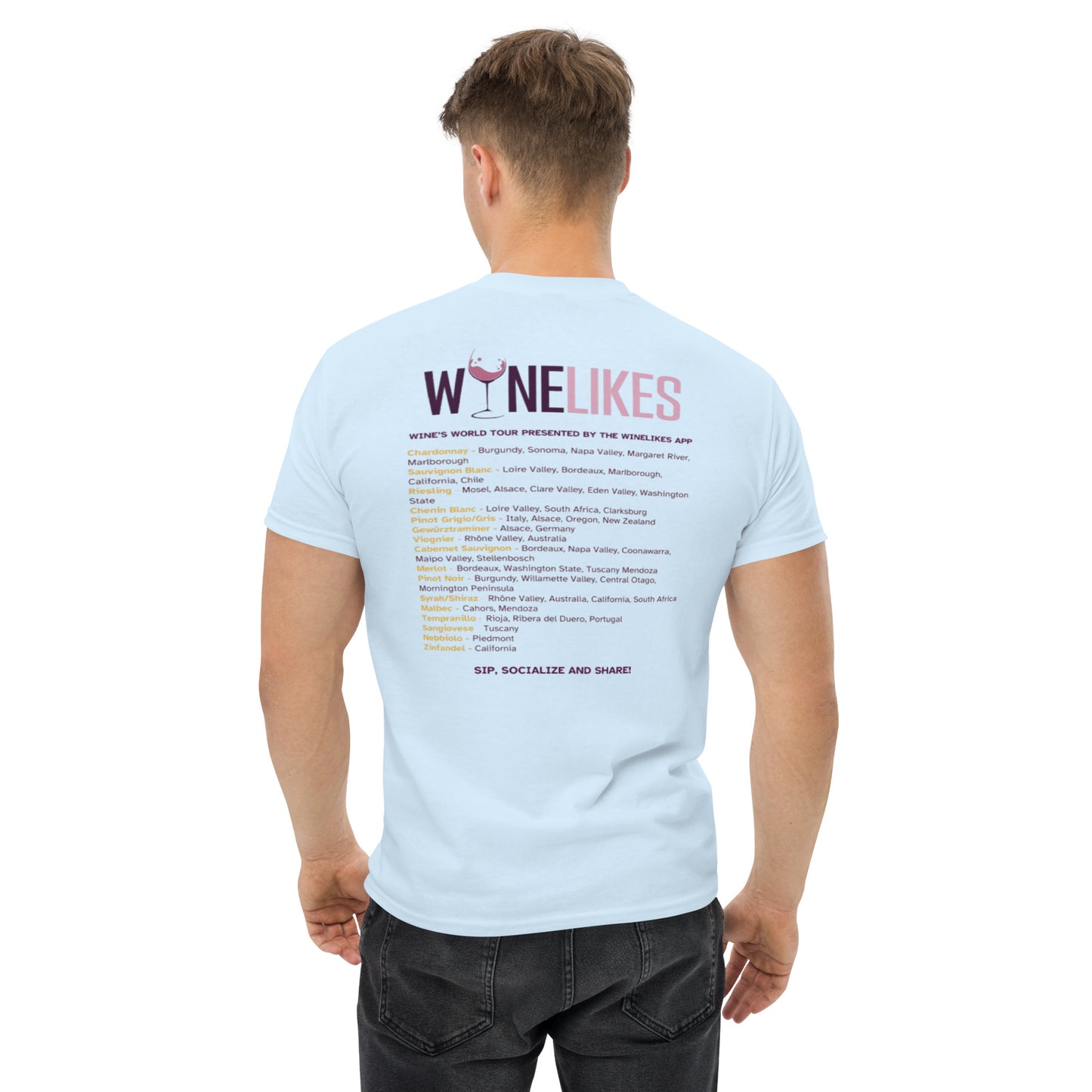 Wine World Tour Unisex Tee