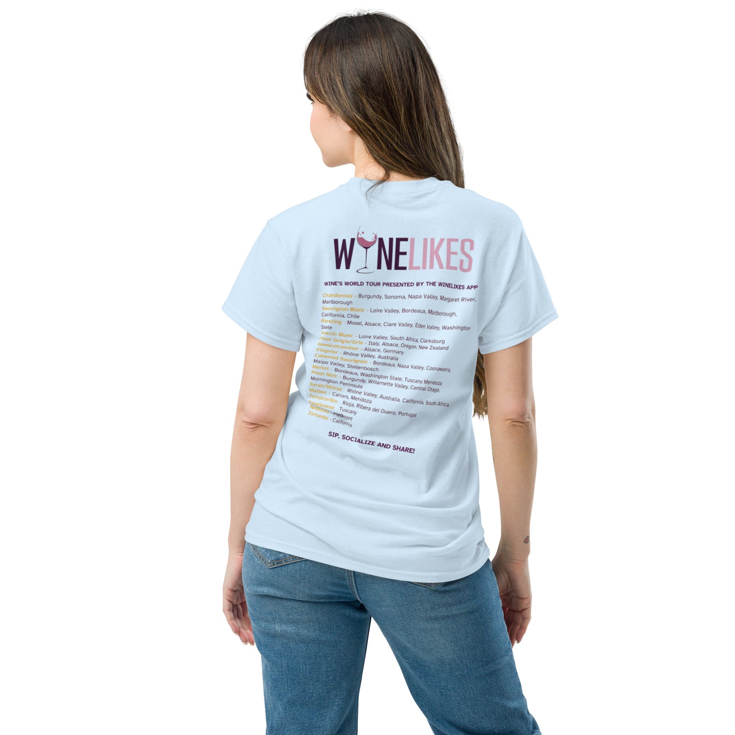 Wine World Tour Unisex Tee