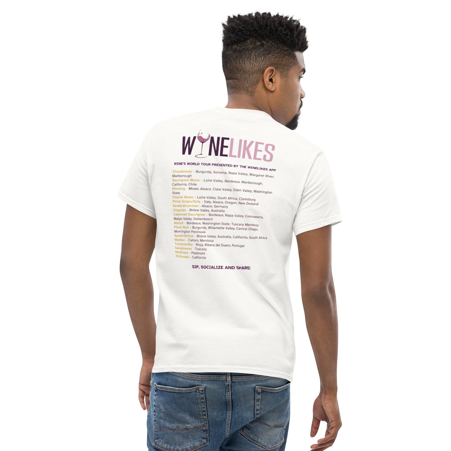 Wine World Tour Unisex Tee