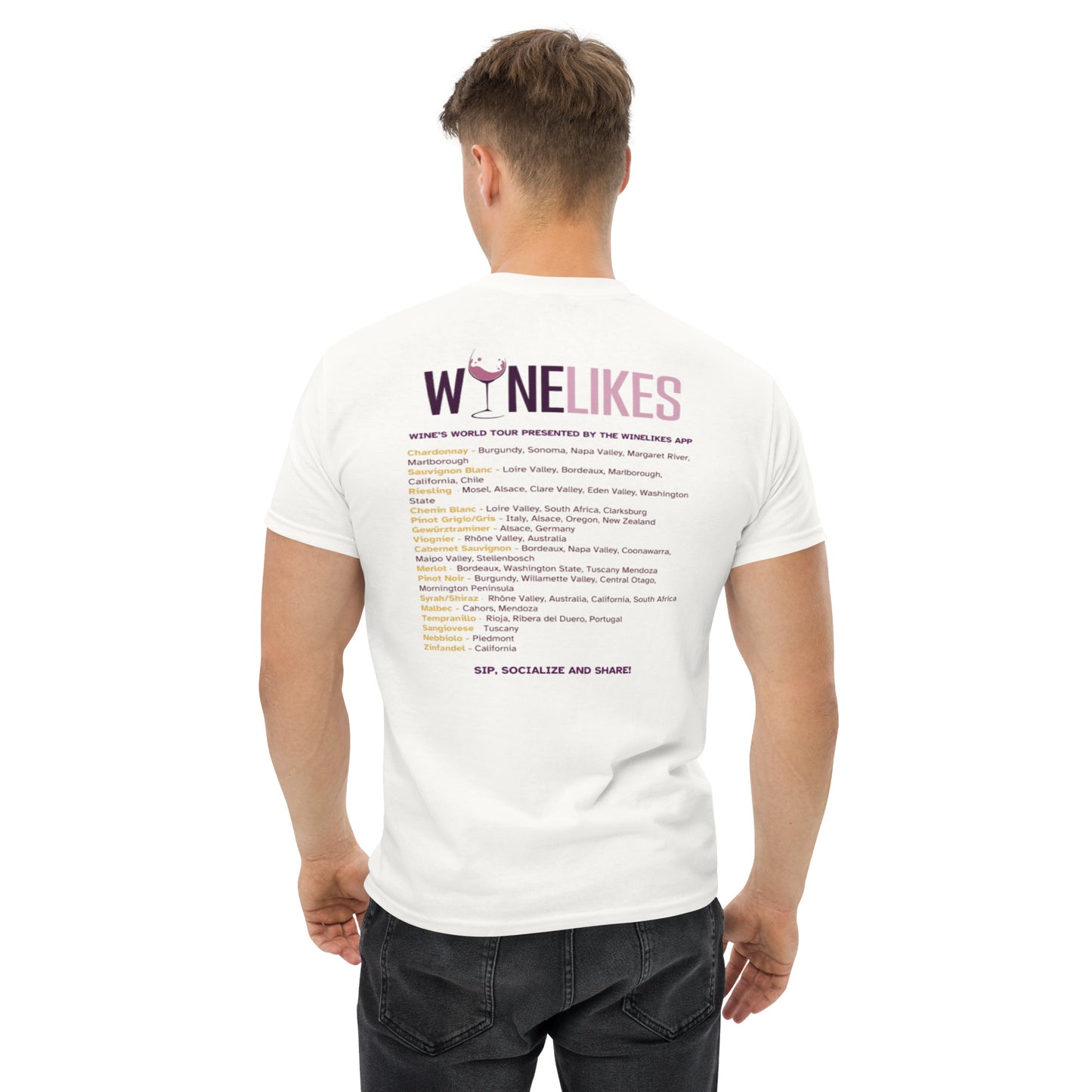 Wine World Tour Unisex Tee