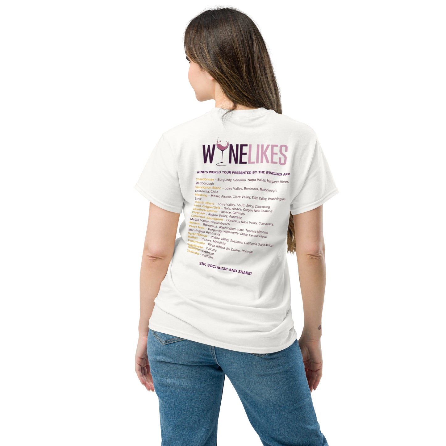 Wine World Tour Unisex Tee